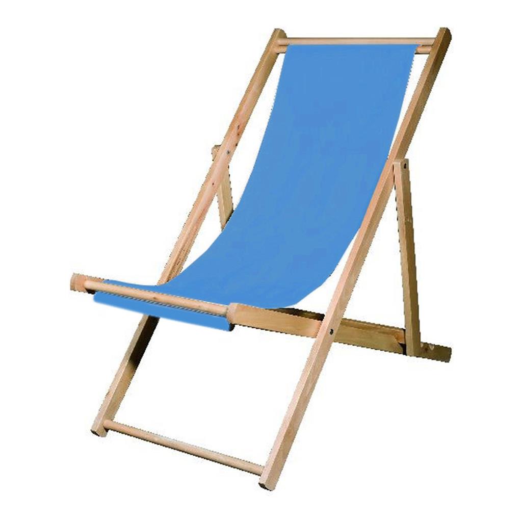 Liegestuhl lichtblau