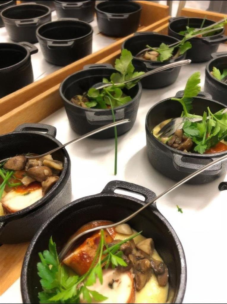 Mini-Schmortopf Cocotte aus Gusseisen, inkl. Deckel (VPE 1) – Bild 4