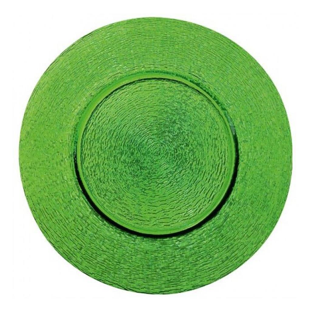 Platzteller Glas grün