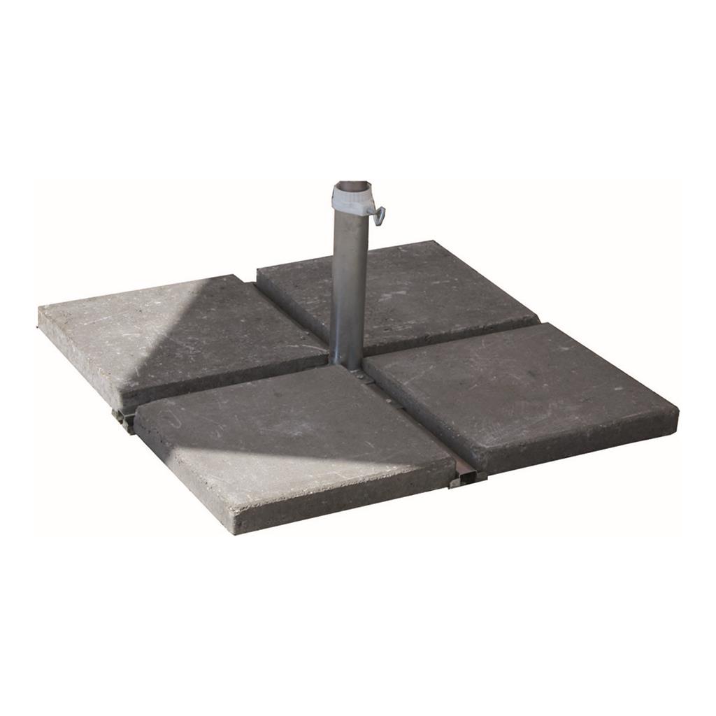 Schirmständer schwer, inkl 4 Betonplatten