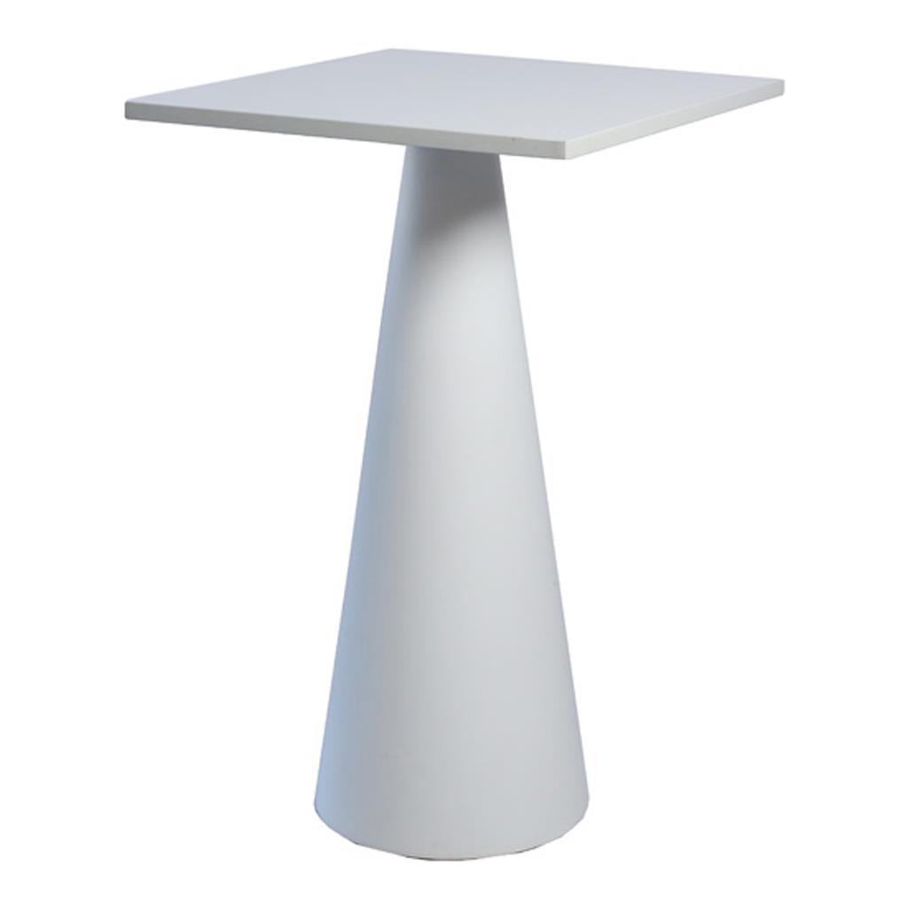 Stehtisch IKON weiß, eckig