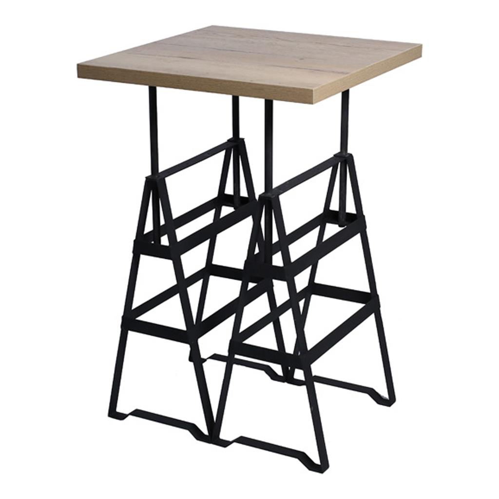 Stehtisch Industry Eiche 90x90, H 110cm