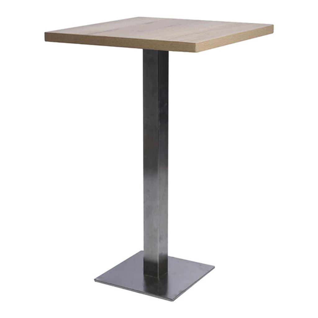 Stehtisch exklusiv Eiche, 90x90cm, Höhe 110cm