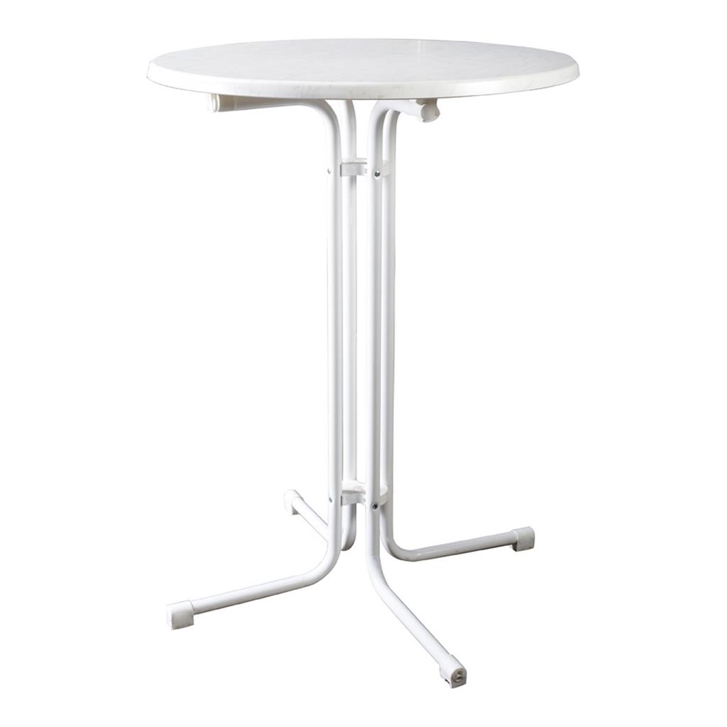 Stehtisch weiß, klappbar