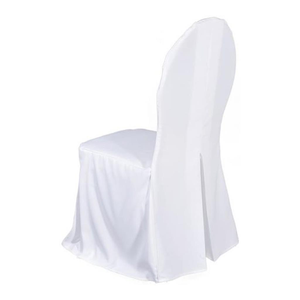 Stuhlhusse weiß mit Reißverschluss inkl. Reinigung