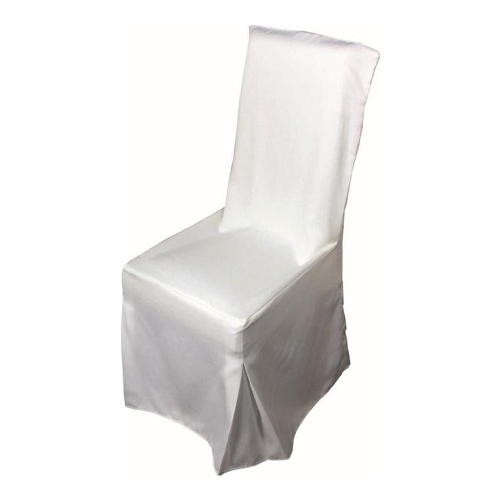 Stuhlhusse weiß rechteckig inkl. Reinigung