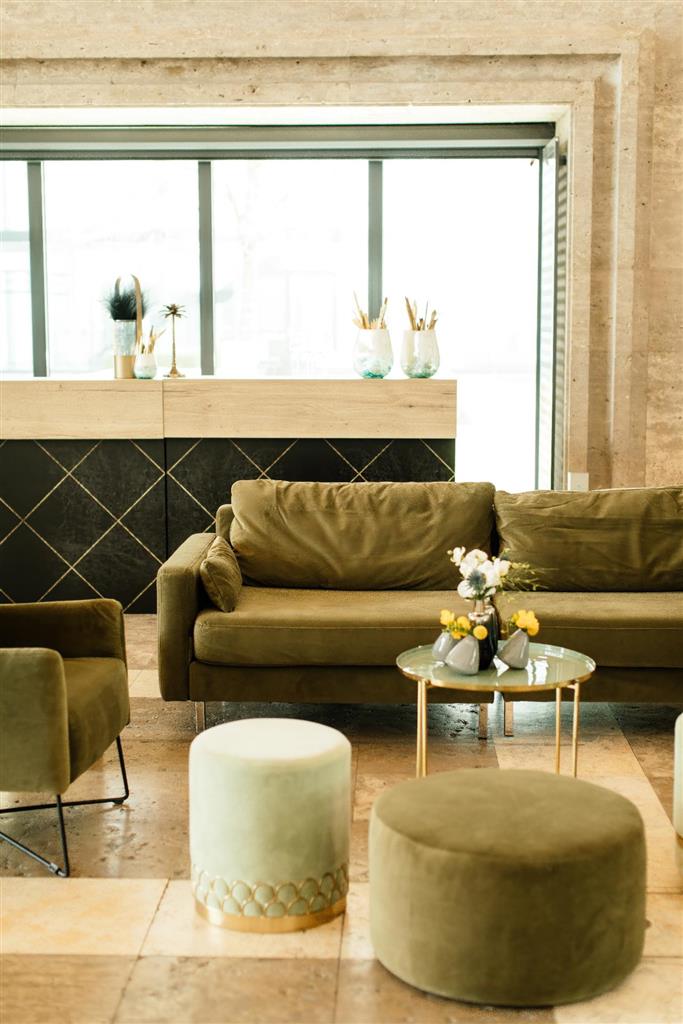 Thekenanlage Marmor SCHWARZ-GOLD Aufsatz Eiche – Bild 5