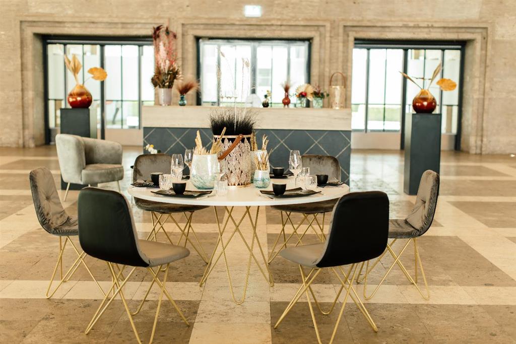 Thekenanlage Marmor SCHWARZ-GOLD Aufsatz schwarz – Bild 6