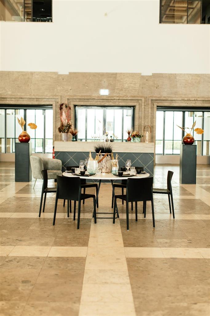 Thekenanlage Marmor SCHWARZ-GOLD Aufsatz schwarz – Bild 9