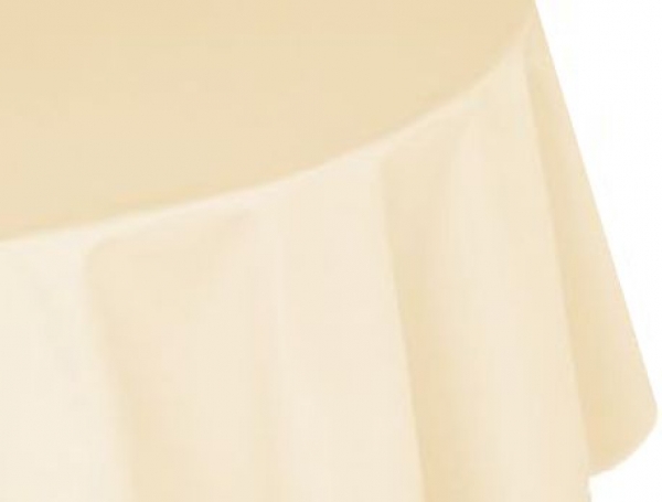 Tischdecke creme Durchmesser 315cm