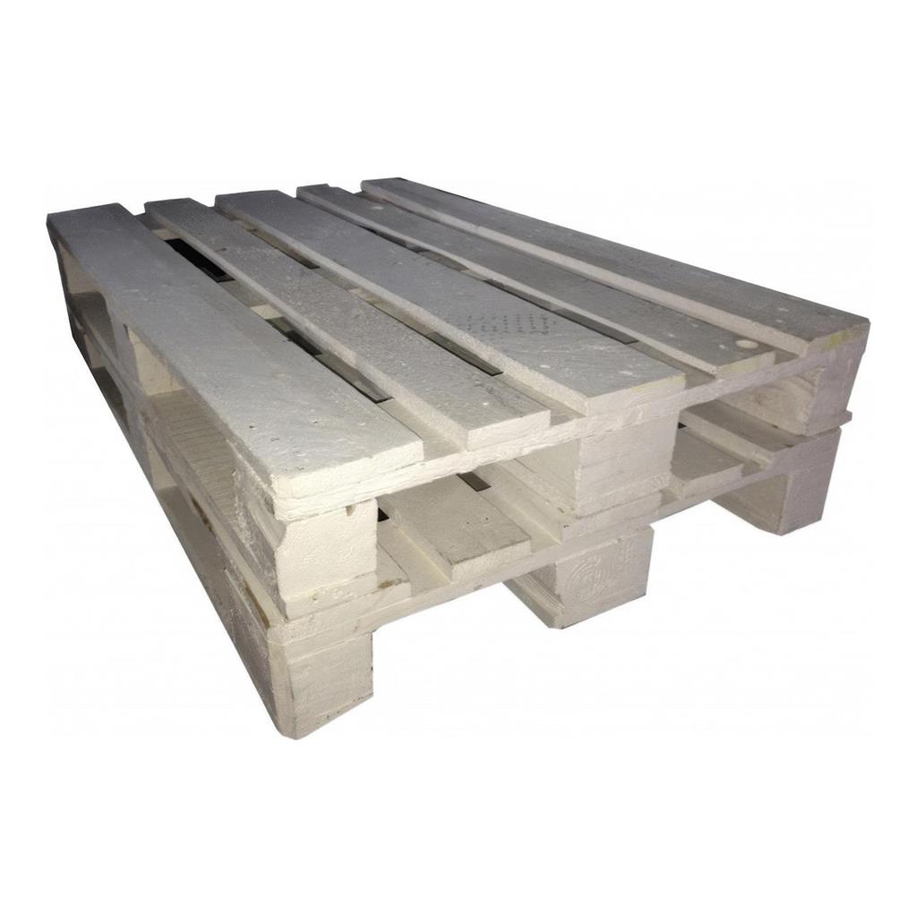 Paletten-Tisch weiß