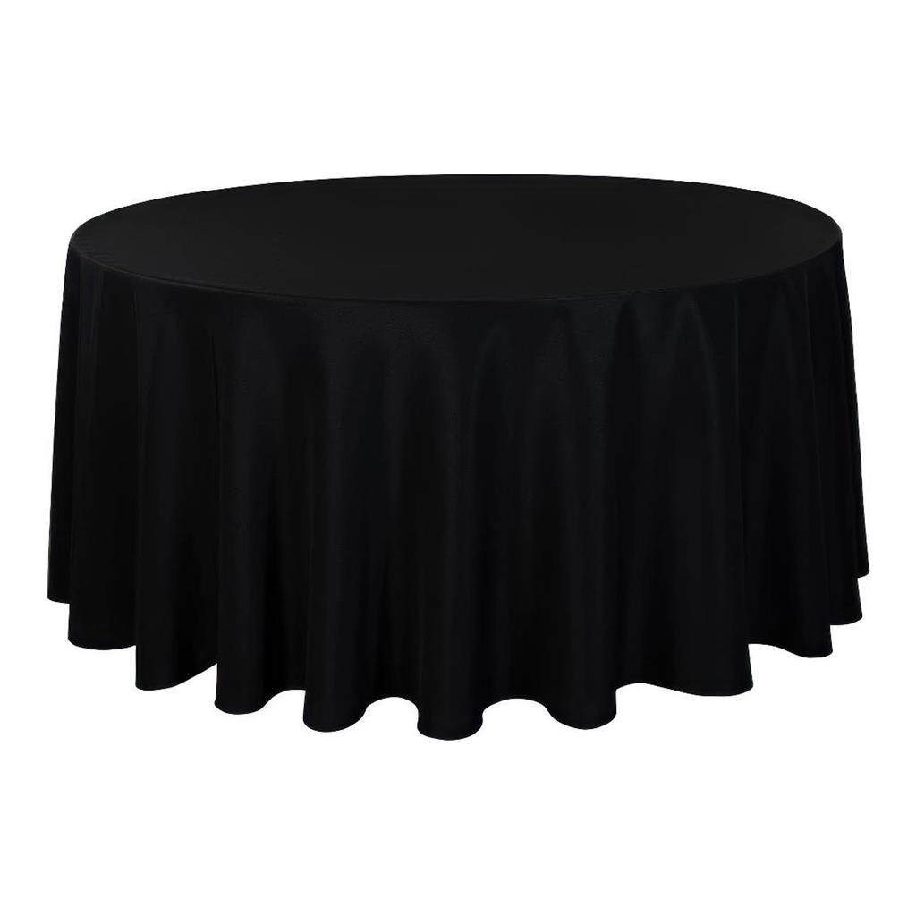 Tischdecke schwarz Durchmesser 315cm